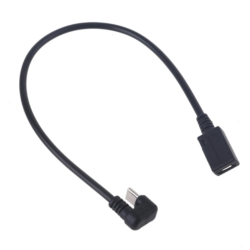  Universal Smartphone 180 Degree Micro USB Female to Type C Male Charge Cable Convert Connector Cord | Мобильные телефоны и