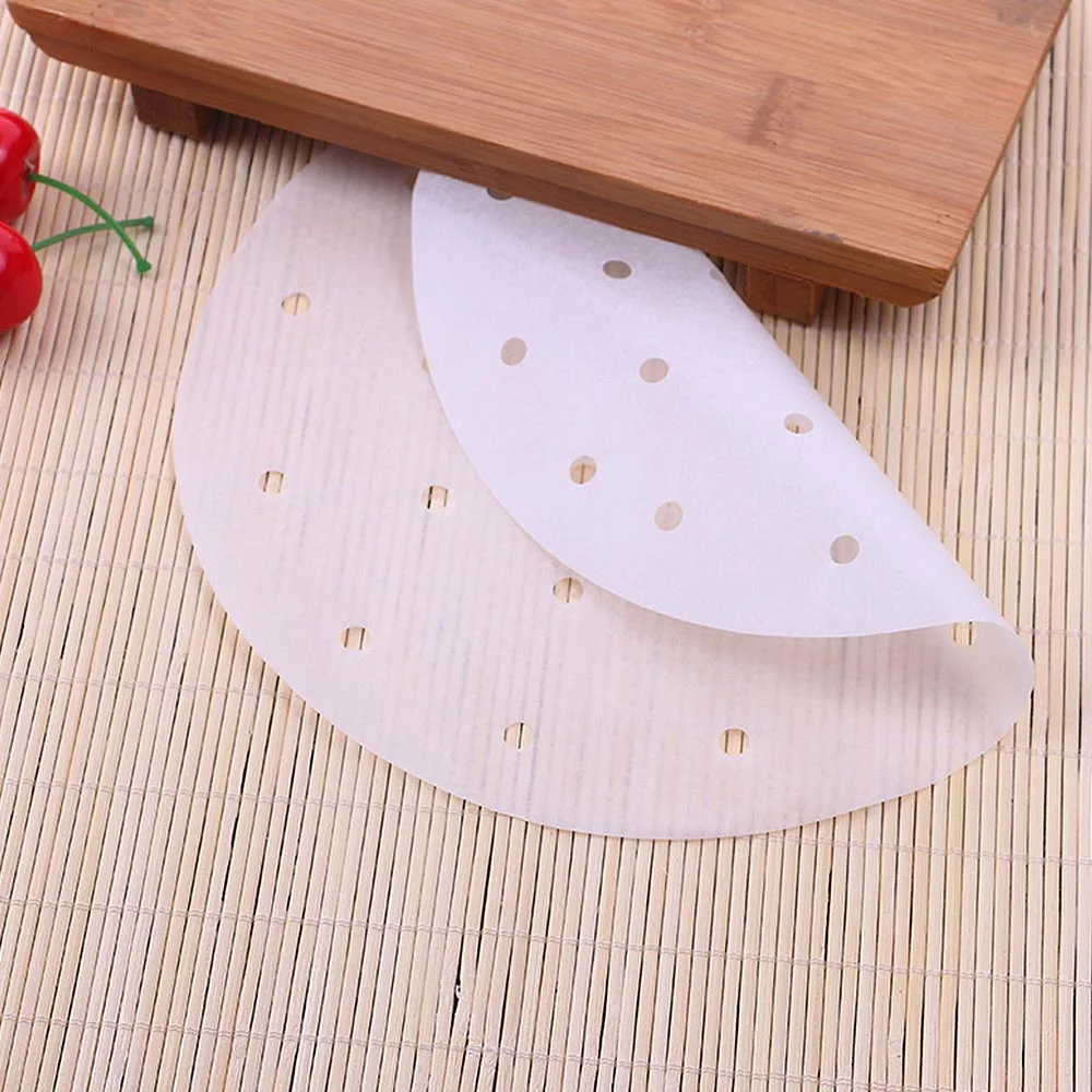 50/100 шт бамбуковая корзина пароварка бумага для кухни Бамбуковая Пароварка