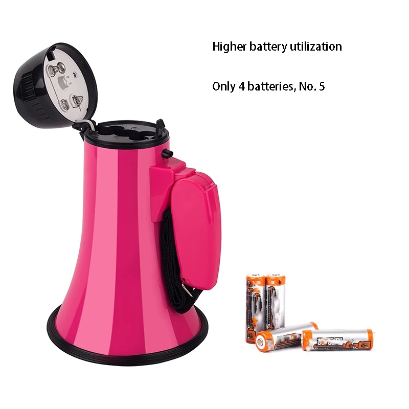 Портативный ручной МегаФон динамик трубы с функцией записи Рог гид s|Портативные