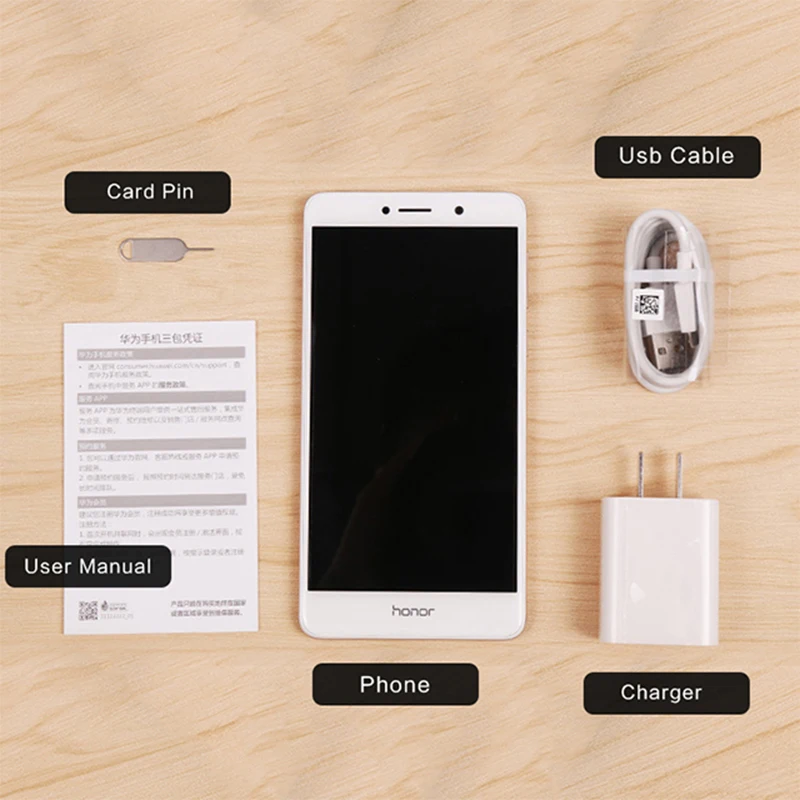 Оригинальный мобильный телефон HUAWEI Honor 6X GR5 4G LTE Kirin 955 Android 7 0 5 &quotFHD 1920X1080 4 Гб ram 64 rom