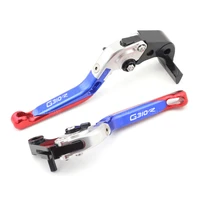 for bmw g310gs f310r front brake clutch lever g 310 gs r 2017 2020 folding telescopic adjust tie rod g310 2021 cnc accessories