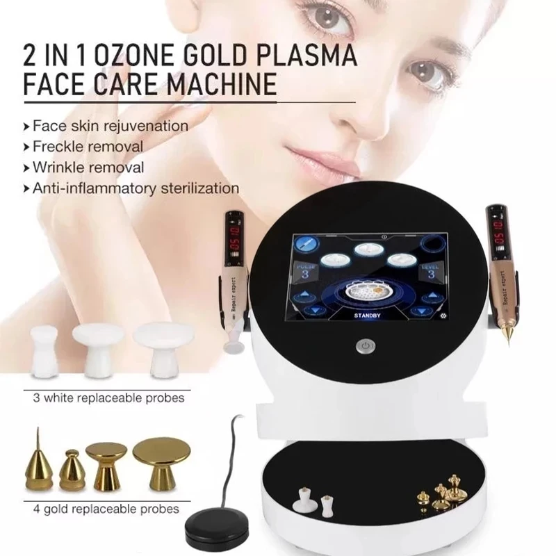 

Professional Plasma Pen Needle 2 in 1 R/F New Fibroblast Anti-Aging Machine Plasma Jet Lifting Freckle Face Skin Regeneration