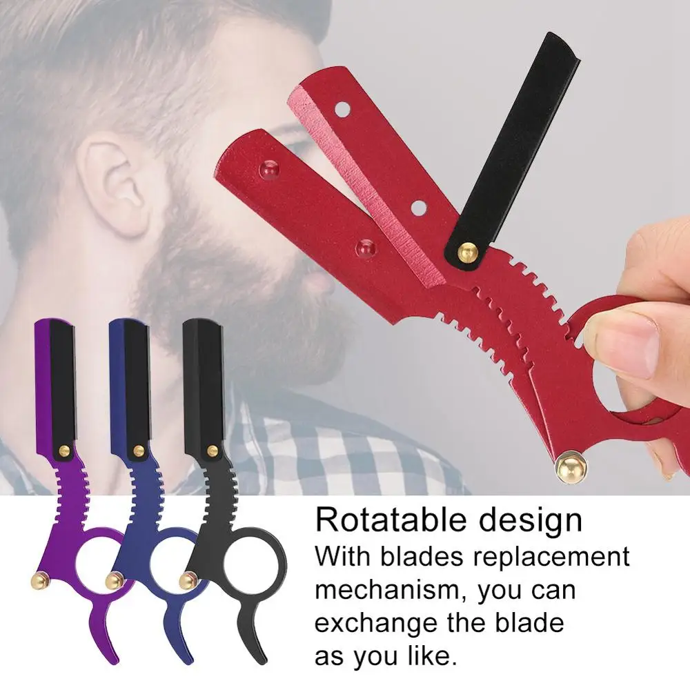 4 цвета качественная мужская ручная бритва прямая сплав для путешествий дома