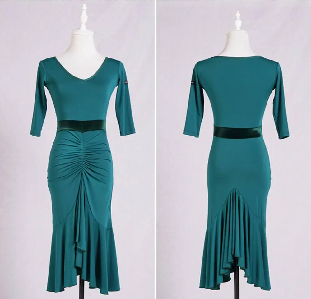 G3028 латинский бальный танец Профессиональный двусторонний носимый дизайн качели