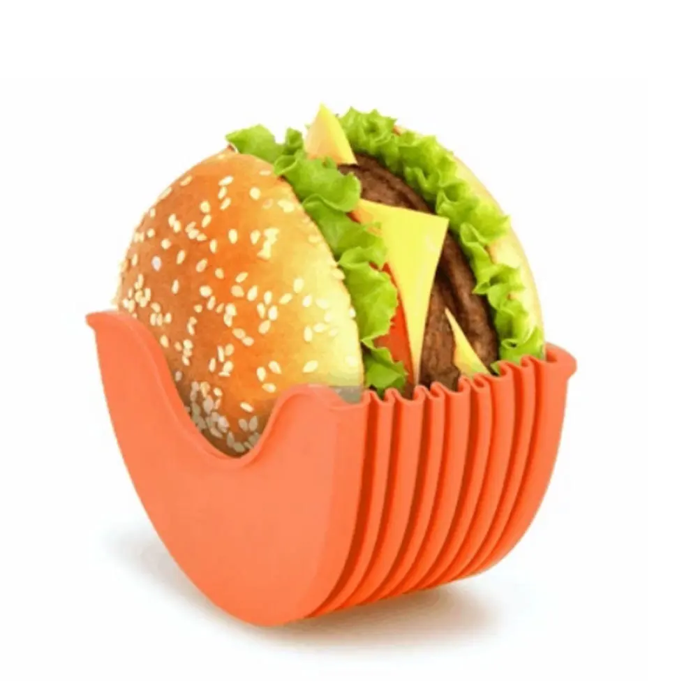 

Hamburg Fixed Box Sandwich Storage Rack Silicone Anti-dropping Washable Retractable Plastic Clip
