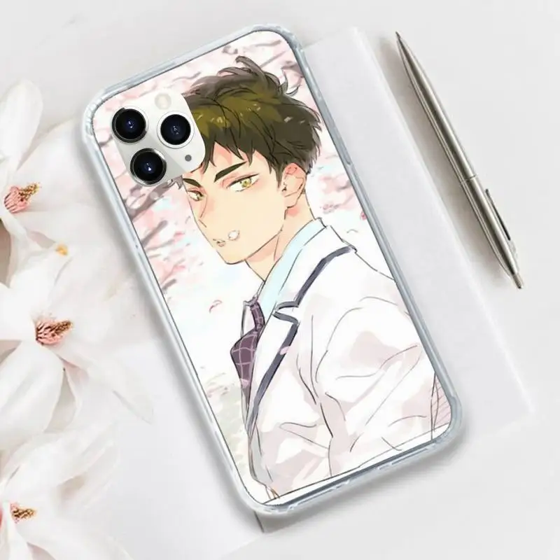 

Ushijima Wakatoshi Shiratorizawa Phone Case Transparent for iPhone 11 12 mini pro XS MAX 8 7 6 6S Plus X 5S SE 2020 XR