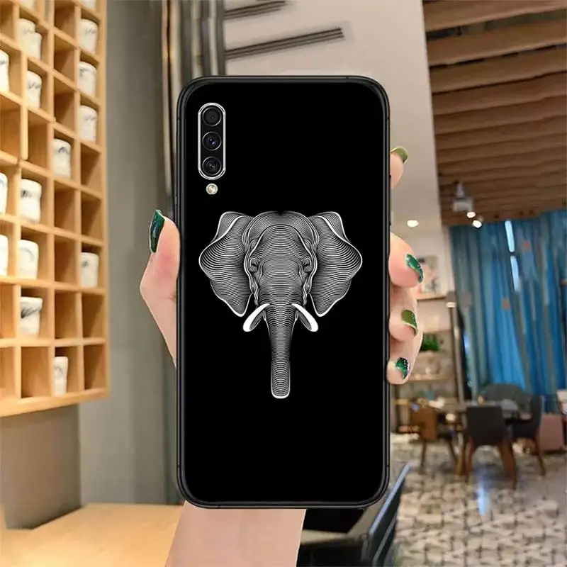 

Animal line Art Phone Case For Samsung Galaxy A 3 6 7 8 10 21 01 11 31 91 10S 20S 30S 50S PLUS