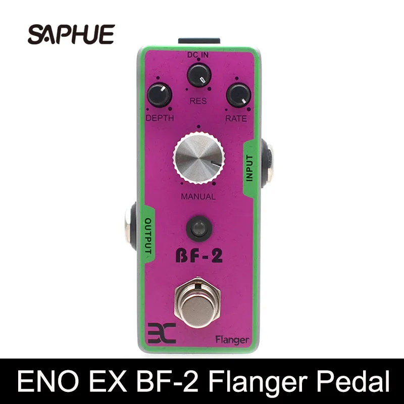 

EX Pedal BF-2 Flanger Guitar Effect Pedal True Bypass ENO Compact Mini Pedal