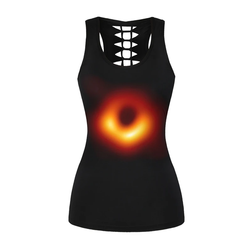 Женский Новый Уютный жилет для девочек Взрывные модели космическая черная дыра