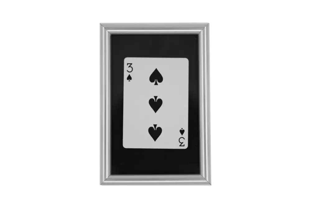 Карта с подписью через рамку (11 см * 16 см) профессиональный магический набор