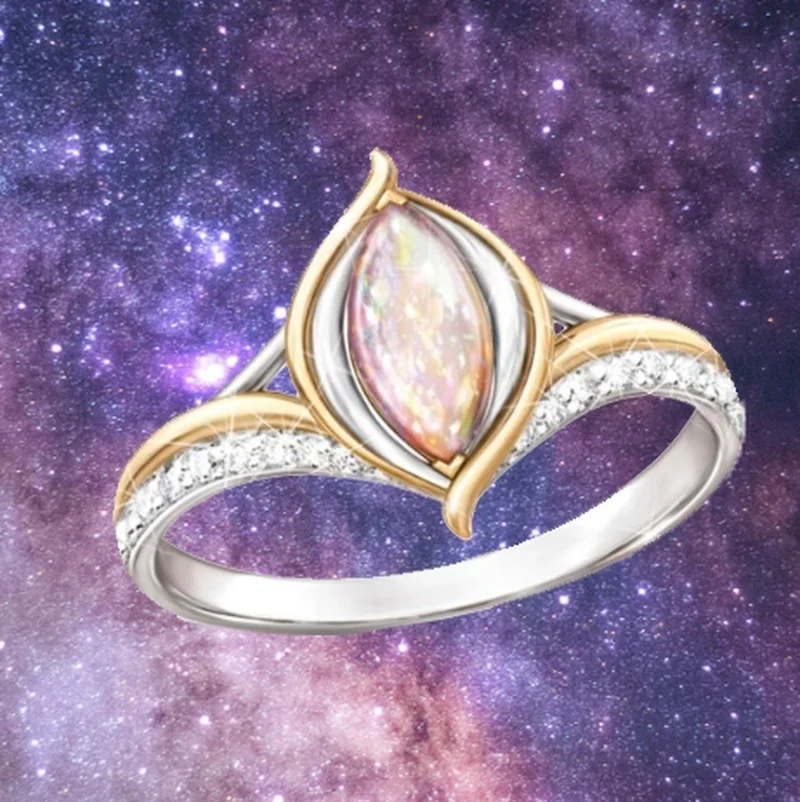 

Fashion Women's Creative Oval Zircon Geometry Exquisite Wedding Engagement Valentine's Day Gift Pendant Party Jewelry Wholesale