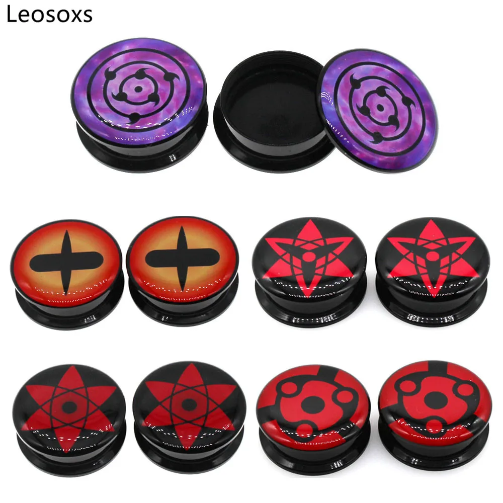 

Leosoxs 1 Pair Acrylic Ear Screw Gauges Expanders 6-25mm Ear Plugs Tunnels Body Fashion Jewelry Piercing 2021 New