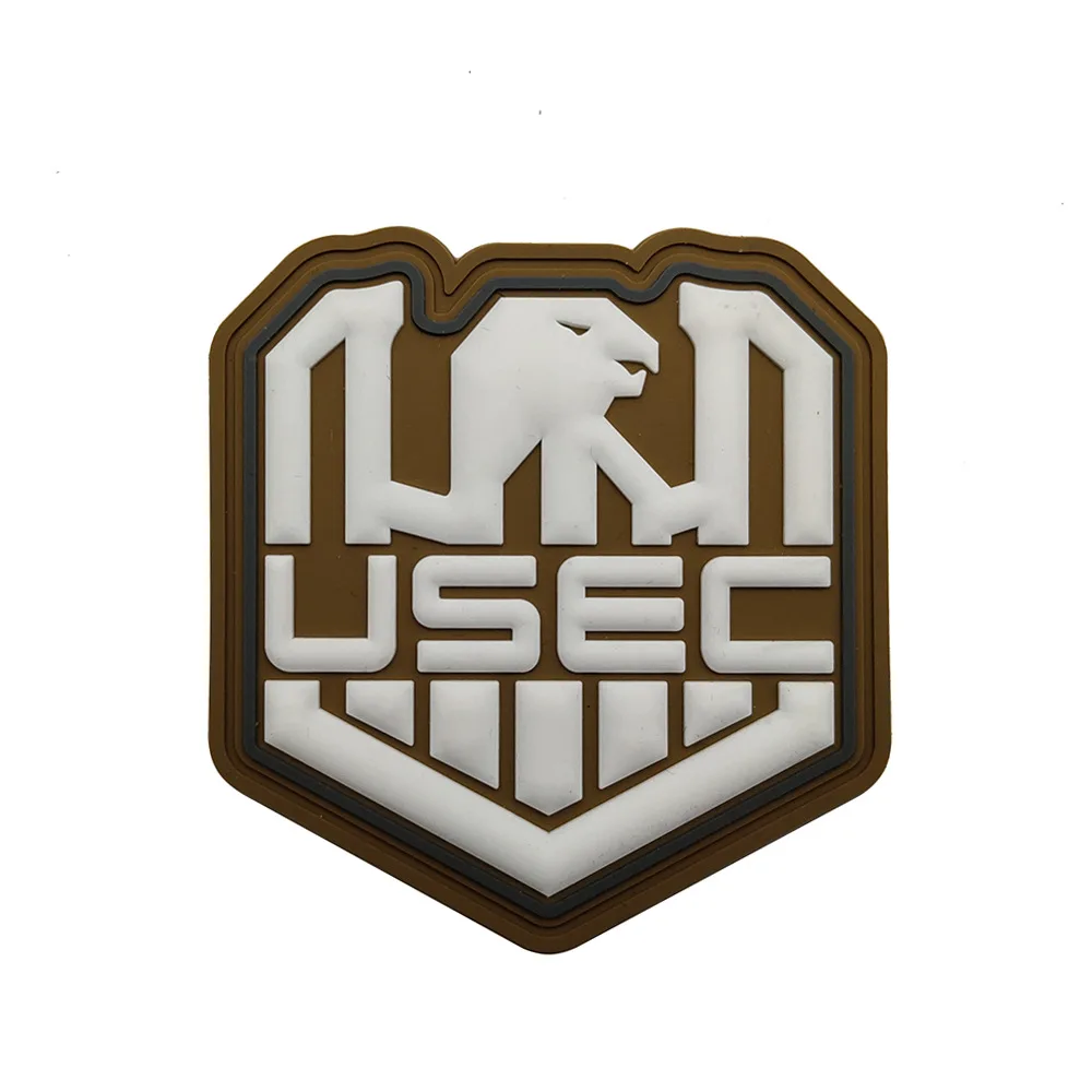 

luminous bear USEC PVC soft glue Embroidery Patches Badges Emblem military Army 7*8CM Accessory Hook and Loop Tactical