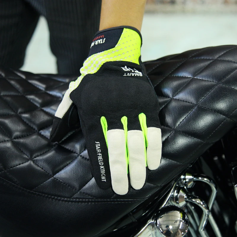 2019 летние мотоциклетные перчатки черные зеленые дышащие велосипедные для