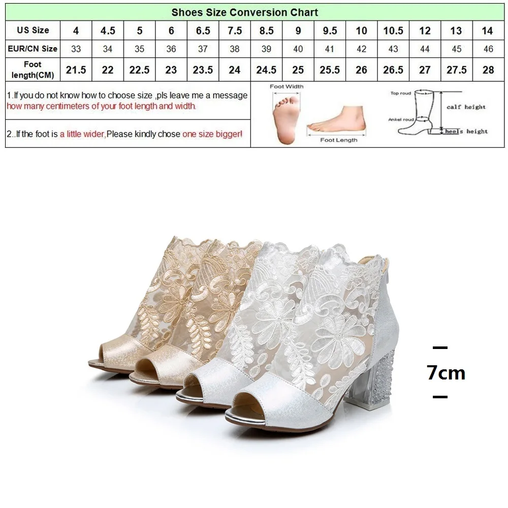 DRFARGO летние ботильоны кружевные цветочные сетчатые Прозрачные ботинки на