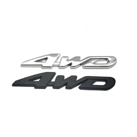 car styling metal 4wd letter logo emblem 4 wheel drive sticker decal car accessories for honda toyota off road