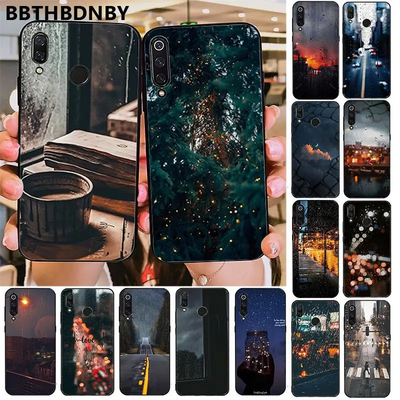 Чехол для телефона дождливой погоды на заказ фото мягкий чехол Fundas Xiaomi 8 9 se Redmi 6 6pro
