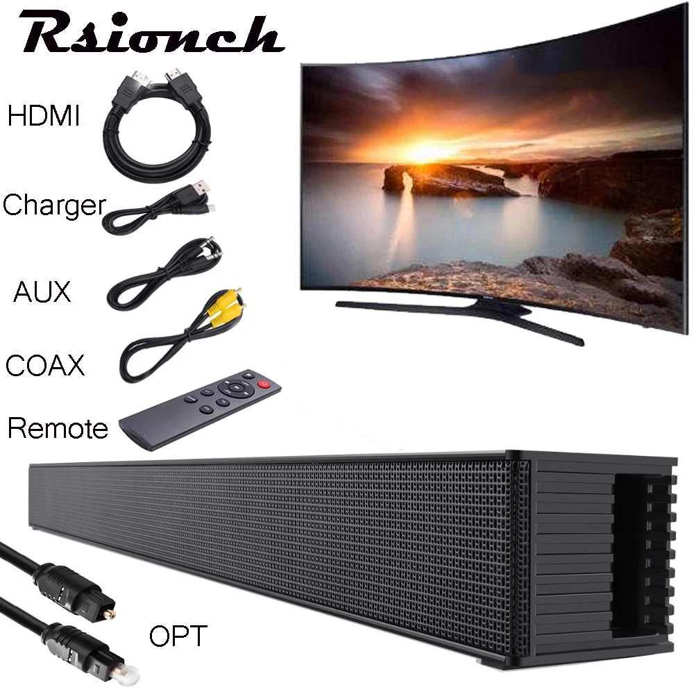 Беспроводная Bluetooth Колонка Rsionch BS18 40 Вт Aux 3 5 мм RCA TF|Сабвуферы| |