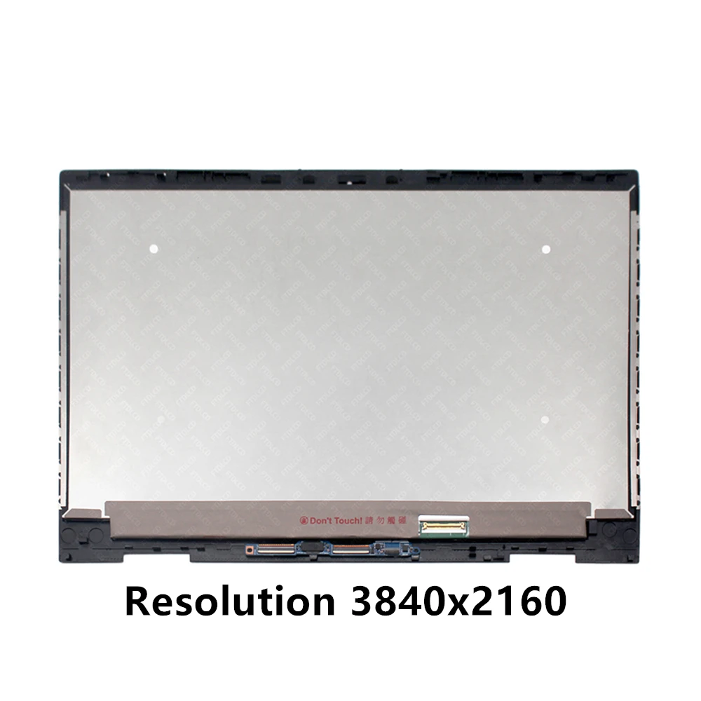 FTD lcd 15 6 ''светодиодный ЖК-дисплей в сборе сенсорный экран дигитайзер с рамкой