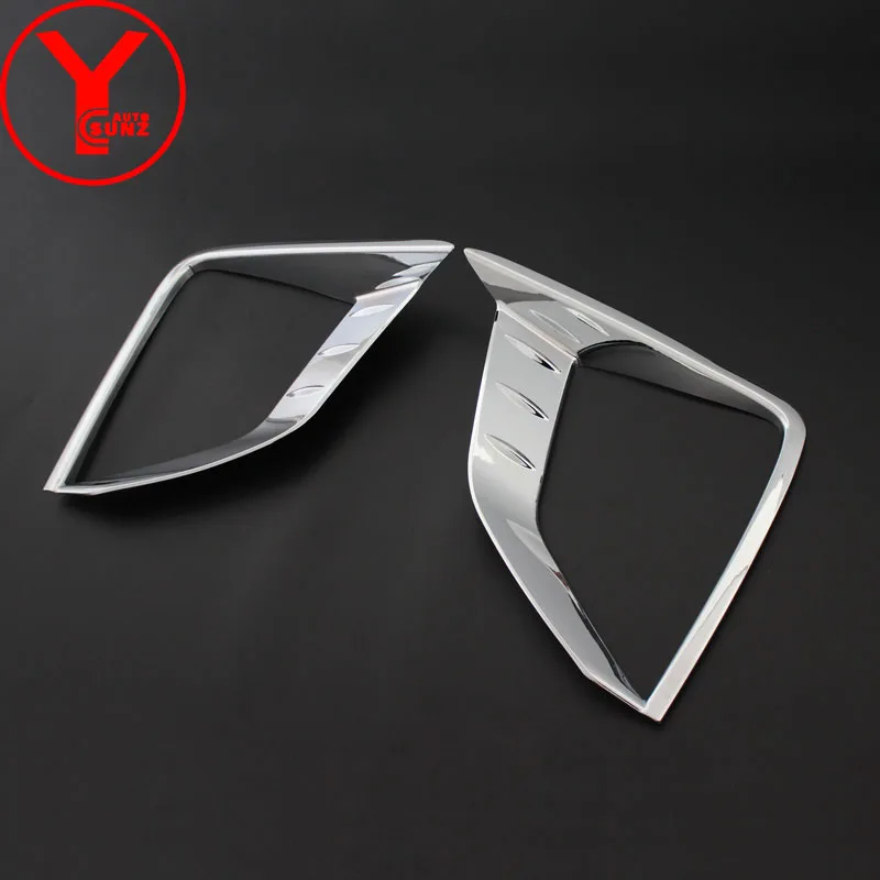 Хромированные фары головные Чехлы для mitsubishi xpander 2017 2018 ABS автомобильные Стайлинг