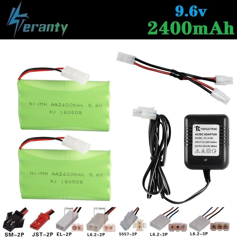 9 6 v 2400mAh зарядное устройство для RC автомобилей Роботы танки пистолеты лодки NiMH
