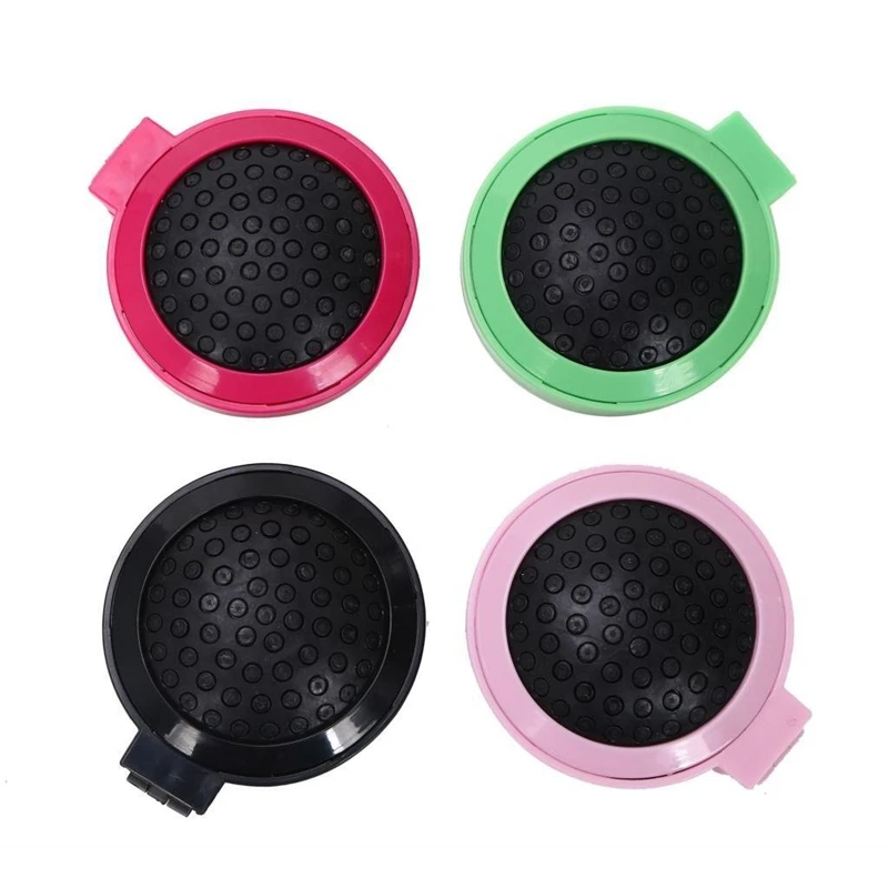 4 шт. портативная пластиковая круглая Складная карманная щетка для волос мини