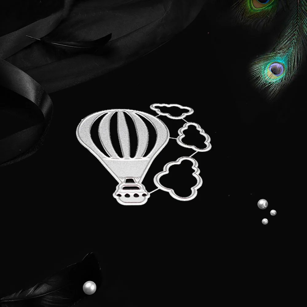 Металлический трафарет с изображением воздушного шара облака для сделай сам