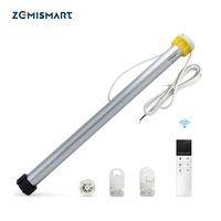 zemismart smart roller shade motorrf remote control for 37mm 38mm tube motorized electric shutter engine broadlink