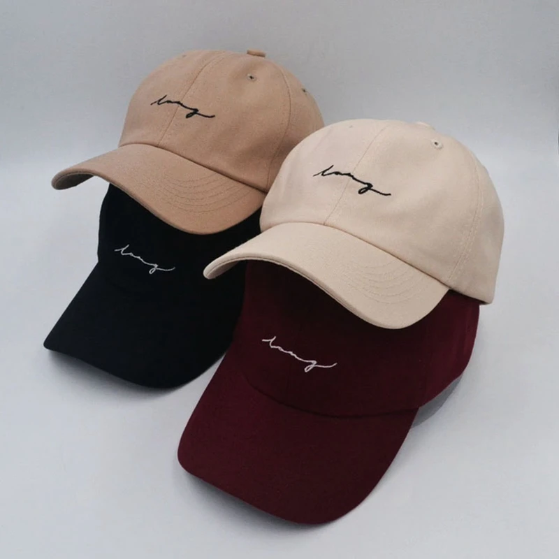 

Summer Baseball Cap For Men Hats For Women Men's Brand Caps Adjustable Cotton Embroidery Top Letter Hip Hop Sunhat Trendy