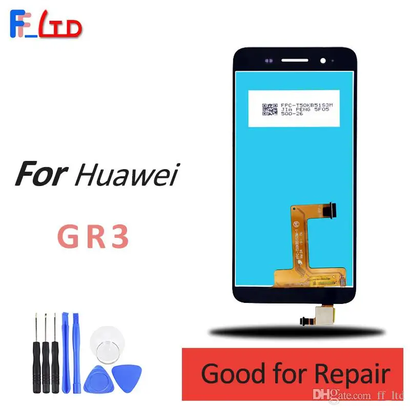 OEM для Huawei GR3 ЖК-дисплей и сенсорный экран дигитайзер Замена оптовая цена 100%