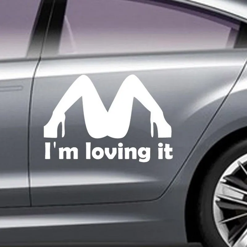 Высокая Автомобильная 3D наклейка для автомобилей ПВХ мне нравится забавная