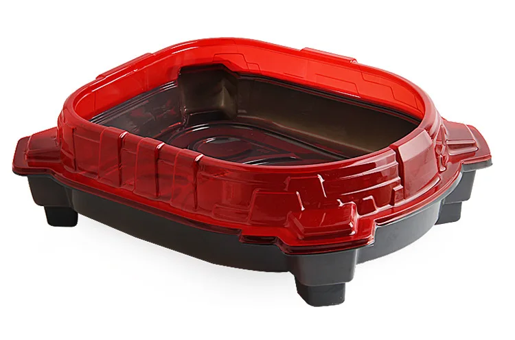 Battle Burst Beyblade Spinner Арена Burst Модернизированный красный и пластиковый поглощающий чехол Battle Spinner