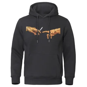 Толстовка с капюшоном Микеланджело Мужская, смешной художественный принт в стиле Харадзюку, Свитшот в стиле хип-хоп, хлопковая худи, брендовые Пуловеры на осень-зиму