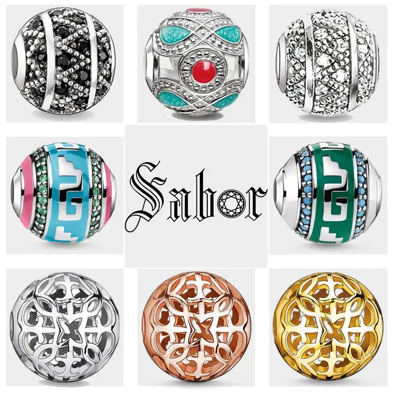 Аксессуары DIY бусы Черный Зигзаг этническое Украшение Серебряный цвет ювелирные