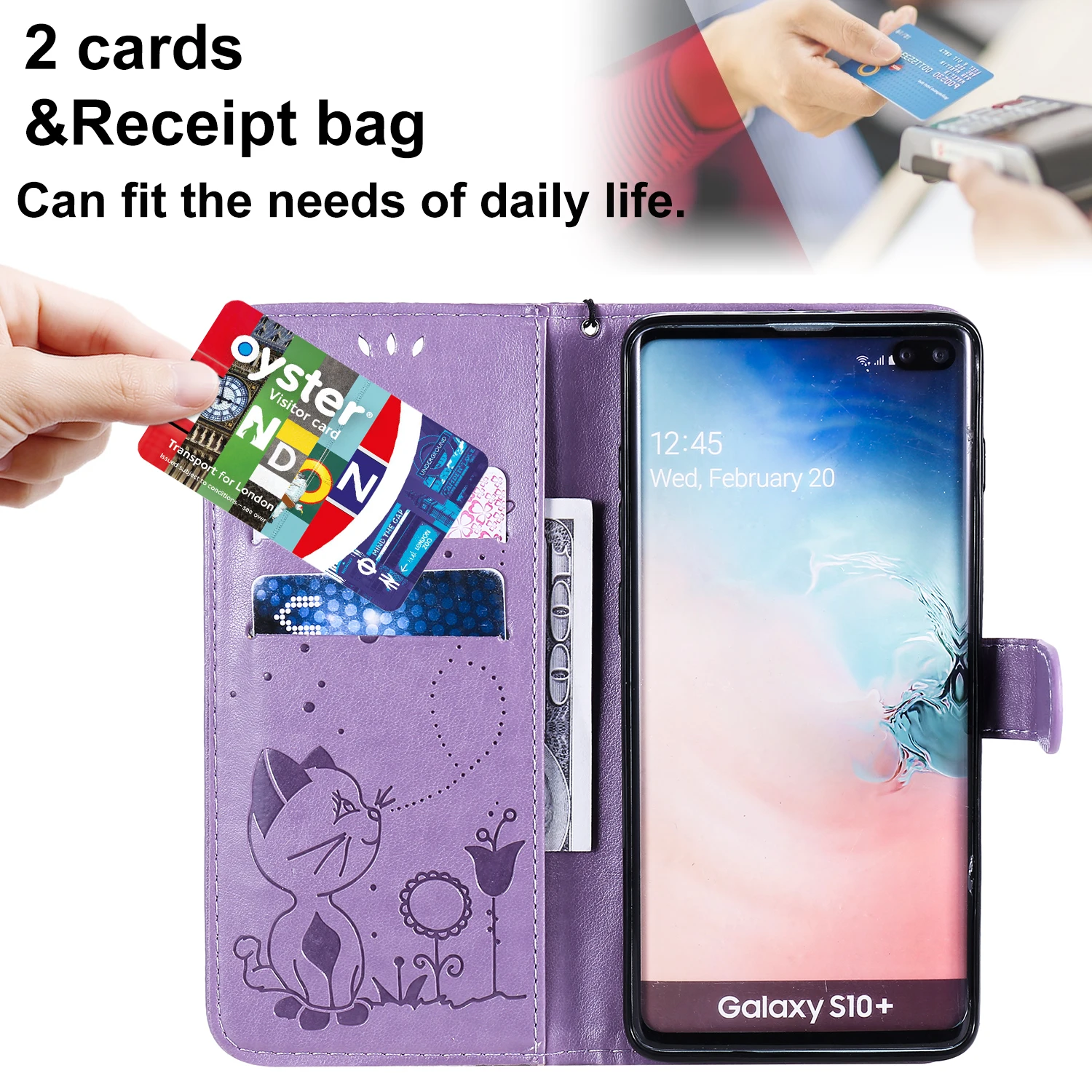 Чехол книжка с кошельком и Пчелкой для Samsung Galaxy S3 S4 S5 Neo S6 S7 Edge S8 S9 S10 Lite S10E S20 Ultra Note 20