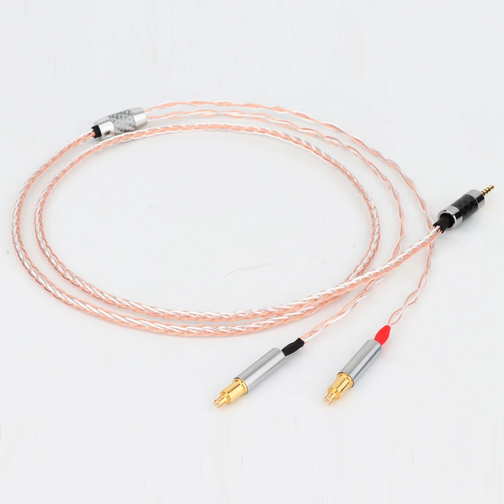 

Preffair 8Cores 4 Wires PTFE OCC Braided Headphone Upgrade Cable With 2.5mm/3.5mm/4.5mm To AP2000Ti