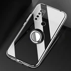 Чехол с металлическим кольцом для TCL 20 SE, Мягкая силиконовая задняя крышка для TCL 20 SE 6,82 дюйма, чехлы