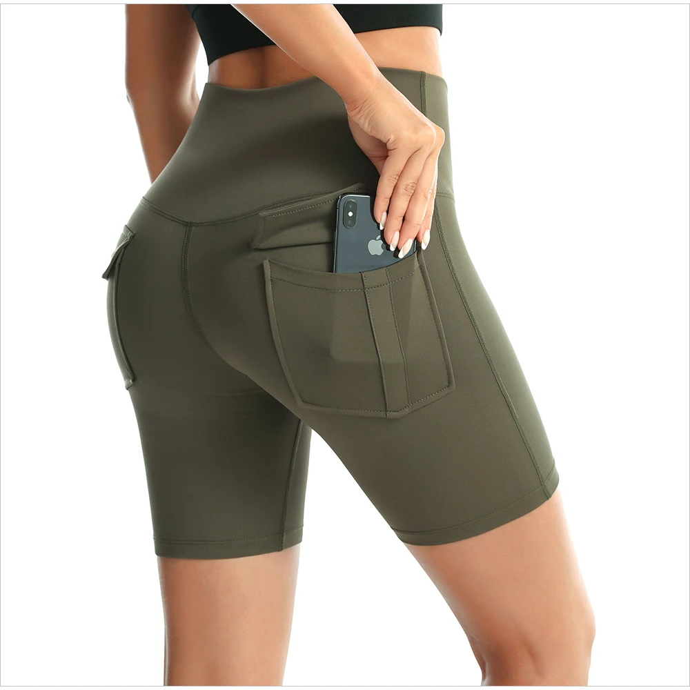 

Летние штаны для йоги, велосипедные шорты, женская одежда для спортзала, до колена, мягкие дышащие шорты для фитнеса, женские трико для бега ...