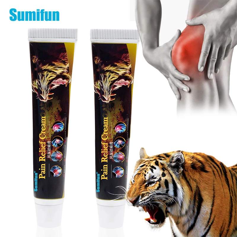 

2 шт. Sumifun тигр бальзам для облегчения боли мазь для лечения ревматоидного артрита совместное заднюю панель эффективное обезболивающий крем...