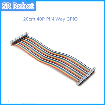 20 см 40P PIN Way GPIO Радужный ленточный кабель для Raspberry Pi Model B + передачи данных DIY RC