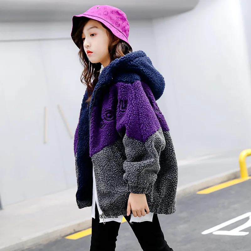 New autumn style Korean baby plus cotton middle school children's and winter padded clothes |