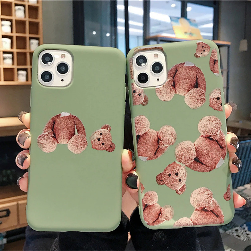 Уличный тренд скейтборд ангелы медведь чехол для телефона iphone 11 Pro X XS XR MAX 7 8 6 Plus