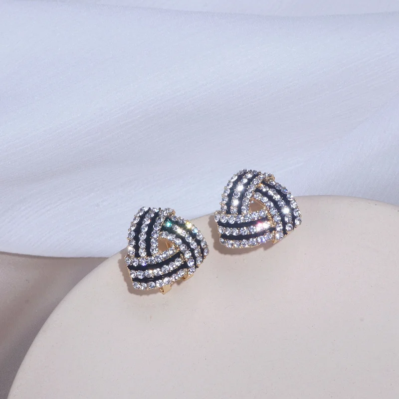 Новый дизайн простой большой серьги-гвоздики геометрической формы для женские