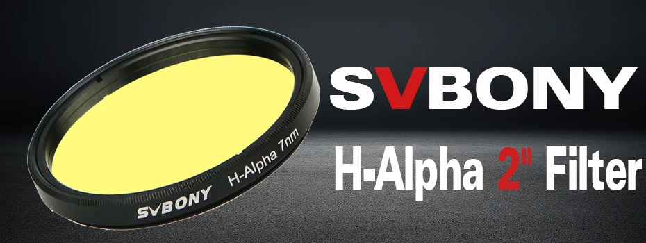 SVBONY H-Alpha " фильтр 7 нм узкополосный астрономический телескоп Профессиональный астрономический фотографический CCD фильтр для глубокого неба F9169