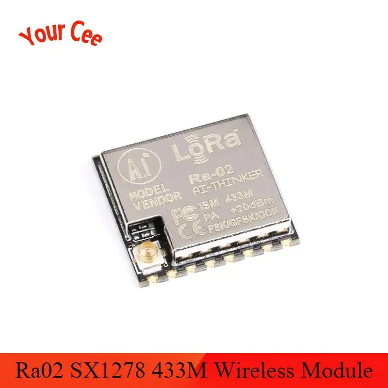 Ra-02 SX1278 беспроводной модуль 433 МГц последовательный порт SPI интерфейс LoRa спектр DIY