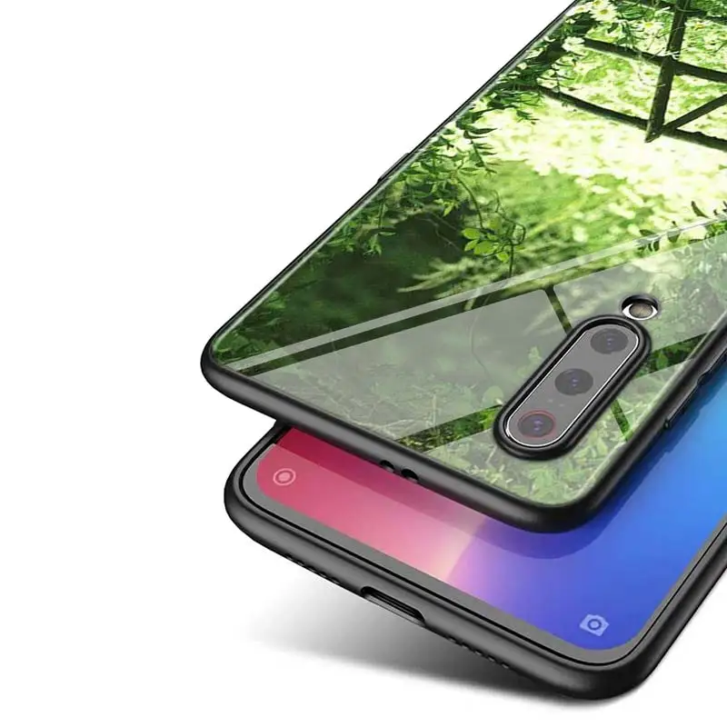 

Vigorous Green plant For Xiaomi Mi Note 10 Ultra 5G 9 SE 8 A3 A2 A1 Poco M2 Pro Play F1 Lite 5G Bright Black Phone Case