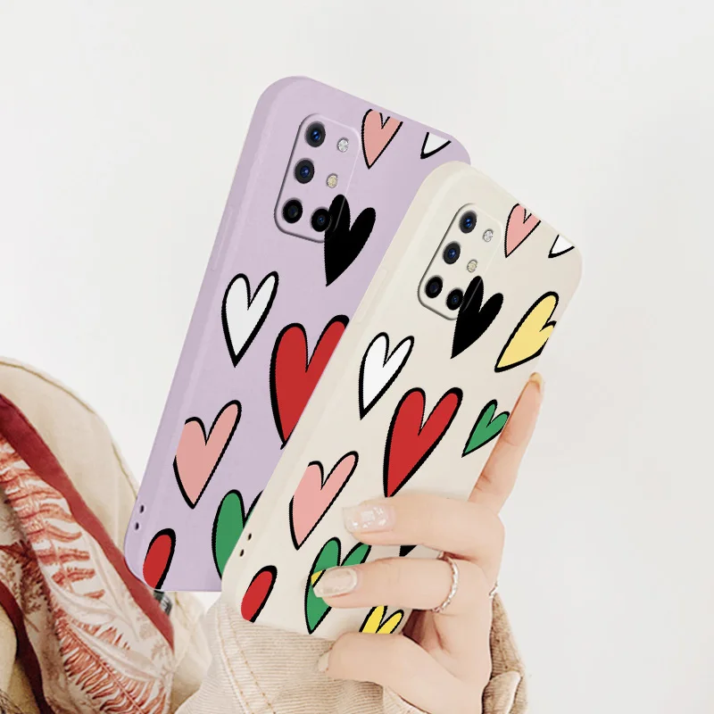 

Candy Love Camera Lens Protect Case For Oneplus 8t 9 9pro 9r pro Ultra Thin Shockproof Soft Liquid Silicone Phone Cover Coque
