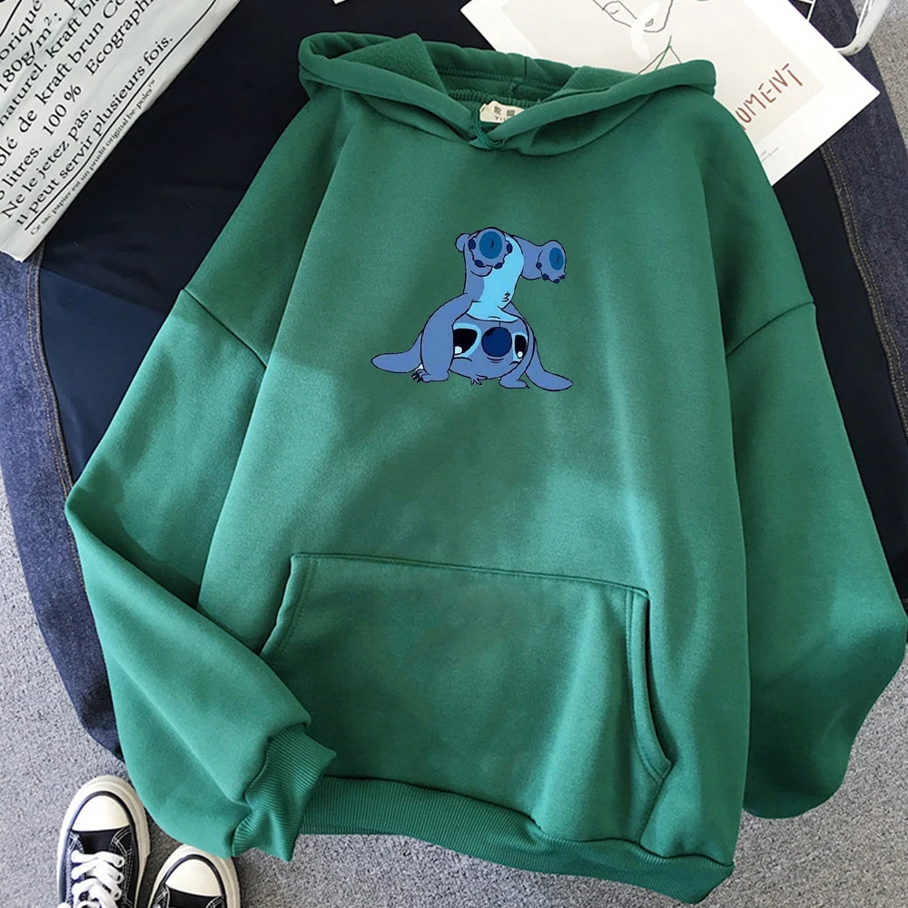 

Women Soft Meng Sweatshirts Harajuku Oversized HoodieKpop Fleece Warm Animal Cartoon Graphics Printed Funny Hoodies