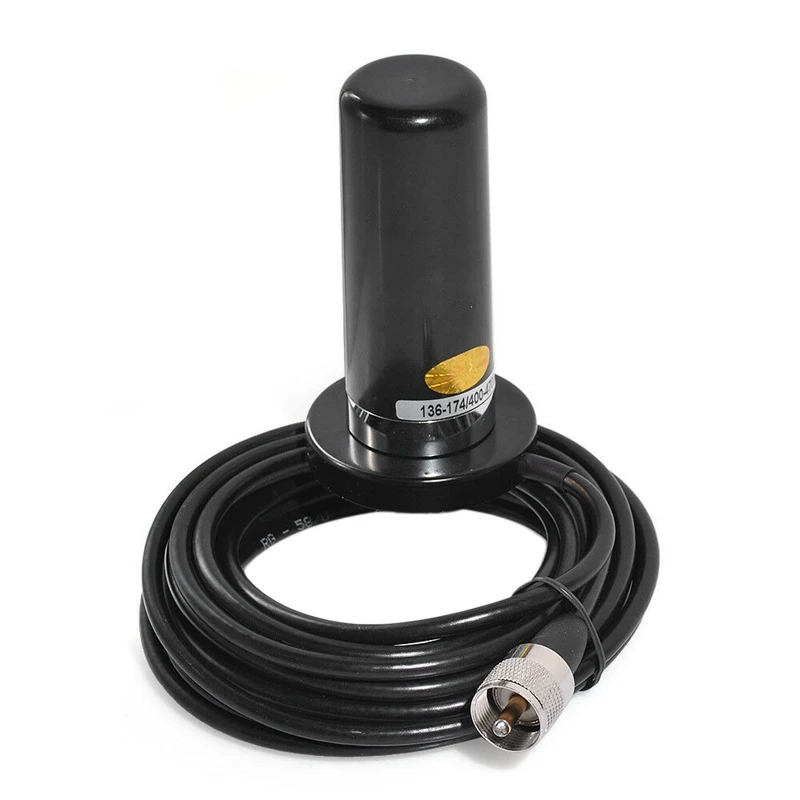 Двухдиапазонная VHF UHF 143MHz 444MHz Автомобильная Мобильная радиостанция CB PL 259 netic