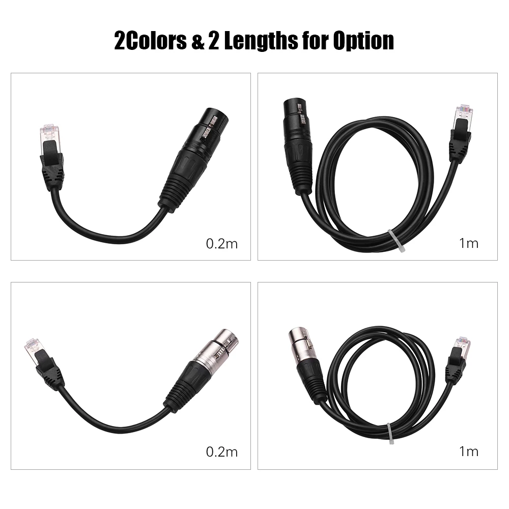 RJ45 мужской сетевой разъем для 3-Pin Mini XLR Женский удлинитель DMX512 кабель сценический